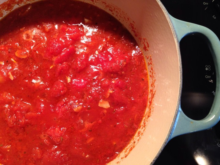 My homemade tomato&nbsp;sauce