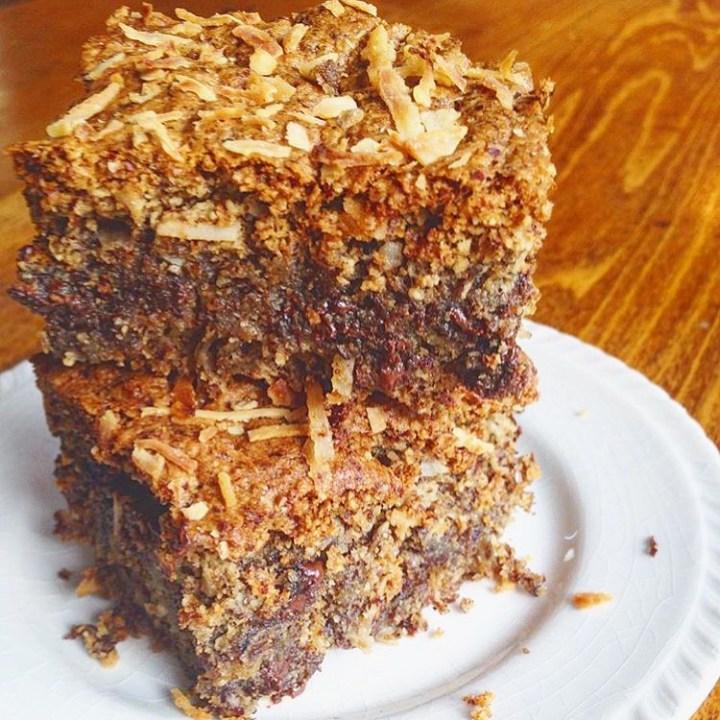 Chocolate coconut bars