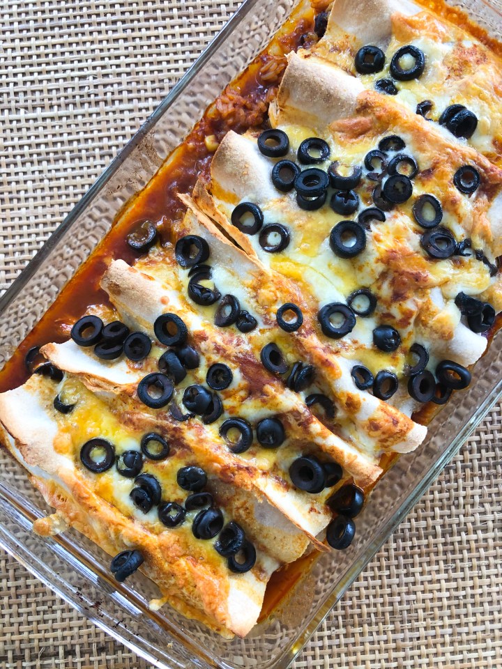 Crockpot chicken Enchiladas!